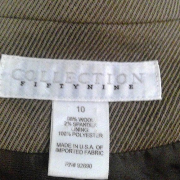 Collection Fifty Nine 2 Piece Pant Suit Size 10 - Picture 14 of 14